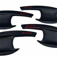 ราคา City ซิตี้ ปี2008 2013 เบ้ากันรอย ครอบมือจับ ครอบฝาถัง สีดำโลโก้แดง ลูกค้าเลือกสินค้าในตัวเลือกค่ะ (19203449058)