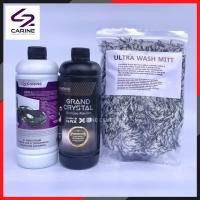 ราคา CARINE C1 น้ำยาล้างรถไม่ต้องถู และ CARINE GRAND CRYSTAL แชมพูล้างรถ สูตร โครตเงา x 3 แถมฟรี ถุงมือล้างรถ คุ้มมาก (21054647075)