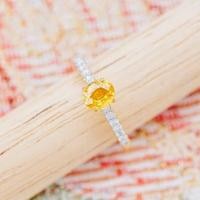 ราคา พร้อมส่ง แหวนบุษราคัมเพชรแท้ เพชรเบลเยี่ยมคัต น้ำ100 ทองคำแท้9K ทอง37 5 มีการ์ดรับประกัน 9KPRG392Y (21132939697)