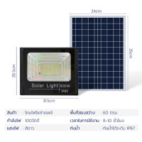 ราคา โคมไฟโซล่าเซลล์ ไฟโซล่าเซลล์ ไฟสปอร์ตไลท์ LED สปอตไลโซล่าเซล สปอร์ตไลท์ โคมไฟพลังงานแสงอาทิตย์ Solar Light 25W 100W 200W 300W พร้อมรีโมทคอนโทรล lulucare (18214788872)