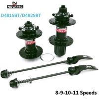 ราคา NOVATEC ดุมล้อจักรยานเสือภูเขา32รูอะไหล่จักรยานสำหรับ Shimano HG ตลับลูกปืนจักรยานเสือภูเขา9 10 11สปีด D481SBT D482TSBT (11068369213)