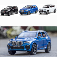 ราคา 1 32 BMW X5 Die Cast ยานพาหนะรถโลหะผสมรุ่นเสียงและแสงรถลากรุ่นคอลเลกชันรถยนต์ของเล่น (7523854178)