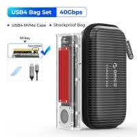 ราคา ORICO 40Gbps M 2 USB4เคส SSD กับพัดลมทำความเย็น M2เคสปิด NVMe เข้ากันได้กับ Thunderbolt 3 4 USB3 2สำหรับ MacBook Pro (21030522033)