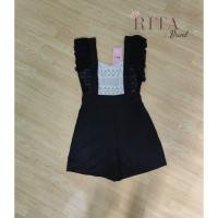 ราคา จั๊มขาสั้น จั๊มแขนระบาย Rita (14242667262)