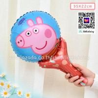 ราคา ส่งไว ลูกโป่งเปปป้าพิก ฟอยล์ Peppa pig ลูกโป่งหมู ตกแต่งปาร์ตี้ วันเกิด (10571763802)