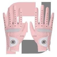ราคา FootJoy ถุงมือกอล์ฟสุภาพสตรีผ้าไมโครไฟเบอร์สวมใส่กีฬาสบายถุงมือกอล์ฟลื่นระบายอากาศล้างทำความสะอาดได้ 1 คู่แพ็ค (19908577937)