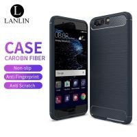 ราคา LANLIN สำหรับ Huawei P10 Plus Caseไฟเบอร์คาร์บอนไฟเบอร์ทนต่อแรงกระแทก Brushed Texture นุ่ม TPU Anti Fingerprint Full Body เคสป้องกันสำหรับ Huawei P10 Plus เคสโทรศัพท์ (7989821748)