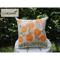 ราคา หมอนอิงผ้าฝ้ายปักลายโมเดิร์น หมอนโซฟา หมอนอิงขนาด หมอนอิงปักมือ หมอนอิงล้านนา 16x16 (11487582333)