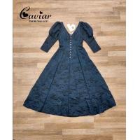 ราคา Jisoo Mom2 พร้อมส่ง S 2XL dress เดรสผ้าทอนูน เดรสลายดอกไม้ เดรสสีน้ำเงิน เดรส เดรสยาว เดรสสีเหลือง เดรสสีเขียว เดรสแขนยาว เดรสคอวี เดรสสาวอวบ ชุดสาวอวบ เดรสใส่ออกงาน ใส่เที่ยว (19972009637)