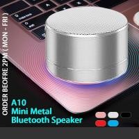 ราคา คลังสินค้าพร้อม Gratis Ongkir A10ลำโพงบลูทูธไร้สายโลหะแบบพกพาลำโพงเบสมี TF Card USB ลำโพงเพลง Pembesar Suara Mini (19408654336)