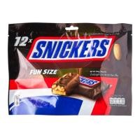 ราคา พร้อมส่ง Snickers Fun Size สนิกเกอร์ส ถั่วลิสงคาราเมลและนูกัตเคลือบช็อกโกแลตนม 240กรัม 12 แท่ง (10282172509)
