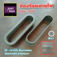ราคา ช่องร้อยสายไฟ แบบวงรี ฝาครอบสายไฟ สำหรับติดบนโต๊ะคอมฯ โต๊ะทำงาน มีหลากสีให้เลือก ผลิตจากพลาสติกคุณภาพดี (12484298391)