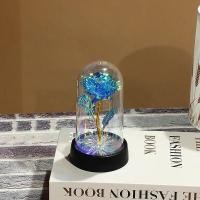 ราคา ดอกกุหลาบดอกไม้ประดิษฐ์สีแดง1ชิ้นของตกแต่งงานแต่งงานสร้างสรรค์วันวาเลนไทน์วันแม่ไฟของขวัญดอกกุหลาบในโดมแก้ว (21262950316)