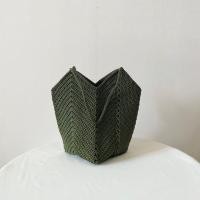 ราคา กระเป๋าถัก เชือกร่ม แข็งแรง สีไม่ตก กระเป๋าสะพายข้าง ไซร์ M (14714417217)