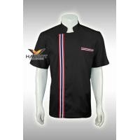 ราคา เสื้อกุ๊ก เสื้อเชฟ ชุดเชฟ เสื้อพ่อครัว แขนสั้น แต่งสาปลายธงชาติไทย (10864430603)