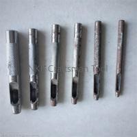 ราคา ขายตามสภาพ เหล็กปั๊มรู 6 ตัวชุด ขวานคู่ มีทั้งชุด ขนาด 1 8นิ้ว 5 16นิ้ว HOLLOW PUNCH SET (17367177614)