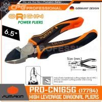 ราคา PUMPKIN คีม คีมปากจิ้งจก คีมตัดปากเฉียง ORIGIN ขนาด 6 5 นิ้ว รุ่น PRO CN165G 17794 ด้ามหนาออกแบบพิเศษสไตล์เยอรมัน (1456008336)