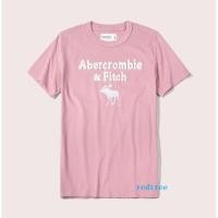 ราคา เสื้อยืดคอกลมabercrombie เสื้อยืดผู้ชาย แท้ เสื้อยืด เสื้อยืดผ้าฝ้าย men t shirt men short sleeve เสื้อยืดสีชมพู S 5XL (18612645663)