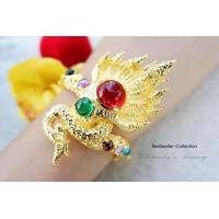ราคา ManeeNopparut มณีณพรัช กำไล พญานาคเจ็ดเศียรประดับพลอยนพเก้า ศก 6 ซม รุ่น BG00208 (108229929)