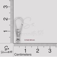 ราคา ตะขอสร้อย ตะข้อสร้อยห่วงหมุนได้ ตะขอเงิน 92 5 นำเข้าจากอิตาลี ตะขอสร้อยคอ ตะขอสร้อยข้อมือ (14920035821)