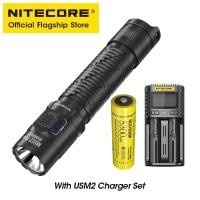 ราคา NITECORE ไฟฉาย MH12 Pro USB C ชาร์จซ้ำได้กะทัดรัด505เมตรไฟฉายภาคสนาม UHi 40นำลำแสง5300MAh 21700แบตเตอรี่ลิเธียมไอออน (20389818864)