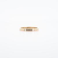 ราคา แหวน Cartier Trinity Vendôme Louis Cartier band 2 5mm 18K 3 Colors Size 50 Used vrcarim 5084 (20235203981)