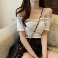 ราคา Kimi พร้อมส่ง เสื้อปาดไหล่ เสื้อเปิดไหล่ สม็อกไขว้หน้า งานสวยผ้า ใส่นุ่มสบายไม่คัน เสื้อไหมพรมปาดไหล่ (19246184270)