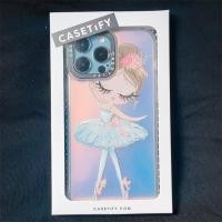 ราคา Casetify X Ballerina เคสเลเซอร์เด็กผู้หญิงเคส PC ที่ได้รับแรงบันดาลใจจาก TPU Edge IPhone 13 Pro Max 12 Max 11 Pro Max XS MAX XR X (20525787719)