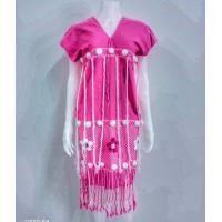 ราคา เสื้อกะเหรี่ยง เดรสกะเหรี่ยง ผ้าฝ้ายทอมือ ผ้าทอเนื้อดี ฟรีไซส์ อก32 42 (19879597808)