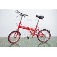 ราคา จักรยานพับได้ญี่ปุ่น ล้อ 16 นิ้ว ไม่มีเกียร์ Coca Cola สีแดง จักรยานมือสอง (19633805294)