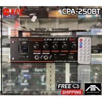 ราคา เครื่องขยายเสียง NPE CPA 250BT กำลังวัตต์ 250 วัตต์ ต่อไมค์ได้ 2 ช่อง มาพร้อมโมดูล MP3 บลูทูธ ลดเสียงเพลงให้อัตโนมัติ cpa250bt cpa 250bt (18804968284)
