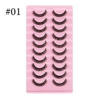 ราคา ขนตาปลอมปลอมยาว10คู่ขนตาปลอมขนม Faux เทียม3D ขนตาปลอมแบบนุ่มขนปุยขายส่ง (20687746608)