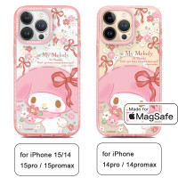 ราคา เคส Sanrio Hello Kitty ของแท้100 สำหรับ IPhone15 Cinnamoroll 15เคส MagSafe 14Promax 14pro 14 Kuromi Little Twin Stars ป้องกันการสึกหรอเคส iPhone Hangyodon MYP20 (20834178514)