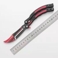 ราคา Smilewil มีดบาลิซอง มีดผีเสื้อ มีดซ้อมบาลิซอง balisong ซ้อม มีด csgo (16580177214)