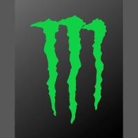 ราคา สติ๊กเกอร์ โลโก้ มอนสเตอร์ Sticker Monster (15676280506)