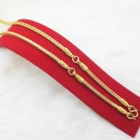 ราคา สร้อยคอทอง หนัก2บาท50สตางค์ ยาว 24 นิ้ว สินค้าขายดี ชุบเศษทองเยาวราช ชุบทอง 100 งานฝีมือจากช่างเยาวราช (3845642887)