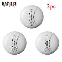 ราคา DAYTECH เครื่องตรวจจับสัญญาณเตือนควันอัจฉริยะเครื่องป้องกันควันไฟ เซ็นเซอร์ตรวจจับควัน ไร้สาย สัญญาณเตือนไฟไหม้อัจฉริยะ SM02 (10433744519)