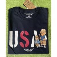 ราคา เสื้อยืดคุณภาพดี เสื้อยืด Beverly Hills Polo Clubเสื้อยืดคอกลมแขนสั้น Classic Bear แบรนด์แท้ (20334044942)
