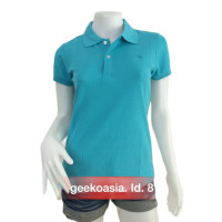 ราคา เสื้อโปโลหญิง ตรากวางแท้ Geeko สีฟ้าน้ำทะเล หญิง (1639844699)