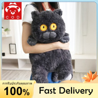 ราคา CG ตุ๊กตาสัตว์ 45cm ตุ๊กตา แมวดำ แมวอ้วน ของเล่นตุ๊กตา ตาเหลือง แมวน่ารัก ฮิตมาก ของขวัญสำหรับคนรักแมว (19959885209)