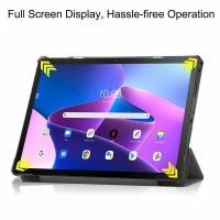ราคา เคสฝาพับ เลอโนโว่ แท็ป เอ็ม10 พลัส เจน3 10 6 Use For Lenovo Tab M10 Plus Gen3 10 6 Smart Case Foldable Cover Stand (18575071963)