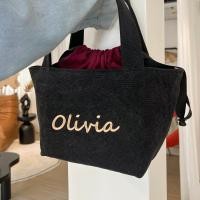 ราคา JIRASTUDIO M ปักชื่อ กระเป๋าสะพายและกระเป๋าถือ Pre order 15 20 days (19398184019)