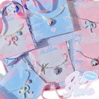 ราคา ribbon clay necklace เลือกตัวอักษรเองได้ กำไล พวงกุญแจ สร้อยลูกปัด สร้อยดินปั้น จี้ดินปั้น (20023942500)