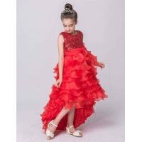 ราคา ชุดราตรีหรูหราสำหรับเด็ก แบบหน้าสั้นหลังยาว งานตัดเย็บปราณีต ดูหรูหราไฮโซ คุณภาพดี มีSize ความสูง 110 120 130 140 150 ชุดออกงานเด็ก ชุดกิจกรรม (3815160815)