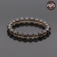ราคา อาเป่า หินสโมคกี้ควอทซ์ Smoky Quartz ขนาด 8 มิล คัดหิน มีพลังบำบัดจิตใจสูง กำไลหินสี กำไลหินนำโชค หินมงคล หินสีน้ำตาล (17143968634)