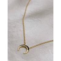 ราคา สร้อยคอ สร้อยคอจี้ พระจันทร์เสี้ยว มินิ เงินแท้ ทองแท้ ชุบทอง 18 กะรัต (10321731789)