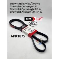 ราคา สายพานหน้าเครื่อง 6PK1875 Chev Cruze ครูซ1 6 Chev Optraออฟตร้า1 6 Chev Aveoอาวีโอ้1 41 6 6PK1875 Gatesแท้ (17614024470)