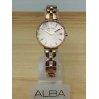 ราคา นาฬิกาข้อมือหญิง Alba Quartz รุ่น AG8J46X1 สายสแตนเลสแท้ หน้าอมชมพู คริสตัล SWAROVSKI (20851567144)
