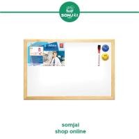 ราคา Robin โรบิ้น กระดานไวท์บอร์ด กระดานแม่เหล็ก กระดานแม่เหล็กขอบไม้ กระดานเขียนแล้วลบได้ กระดานลบได้ (11626040520)
