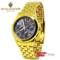 ราคา Sandoz นาฬิกาข้อมือผู้ชาย สายสแตนเลส รุ่น SD89422GG03 สีทอง หน้าปัดน้ำเงิน (719188440)
